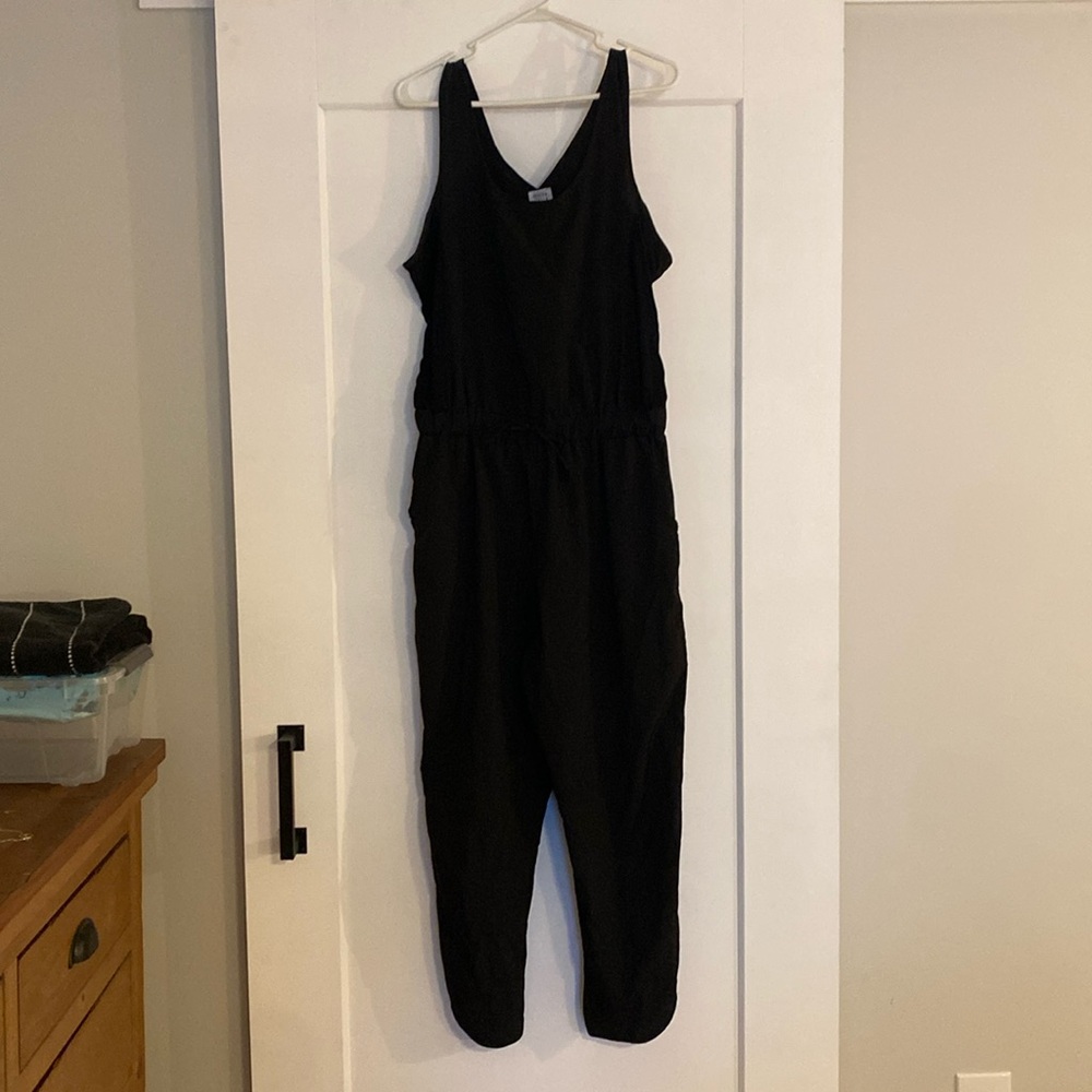 Jumpsuit, black, women’s size large